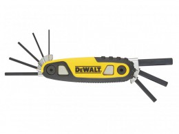 DeWALT Hand Tools Metric Folding / Locking Hex Key Set, 8 Piece £14.99